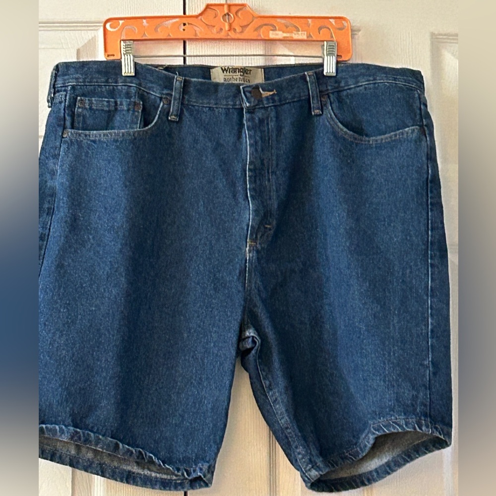 Wrangler Authentics Men’s Denim Shorts Size 42 Blue Jorts Y2K Baggy Skate Grunge